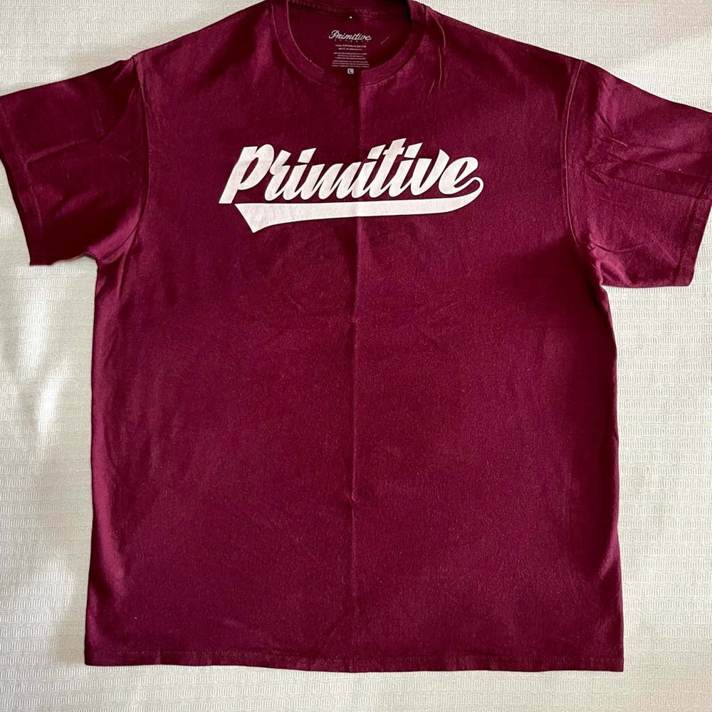 Primitive Men's Maroon T-Shirt - Picture 1 of 1
